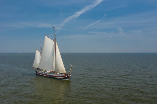 Яхта Эйсселмер Нидерланды — стоковое фото
