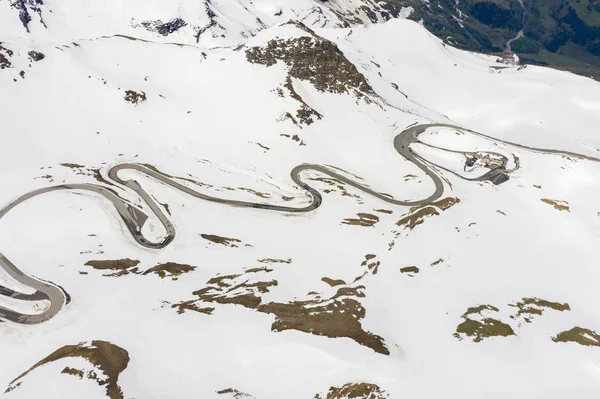 Fantastisk Utsikt Över Grossglockner Mountains Täckt Med Snö — Stockfoto