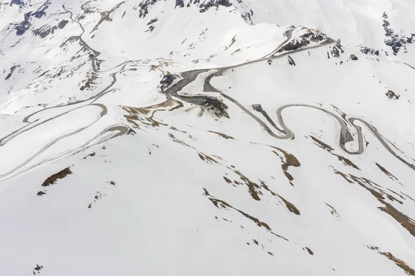 Fantastisk Utsikt Över Grossglockner Mountains Täckt Med Snö — Stockfoto