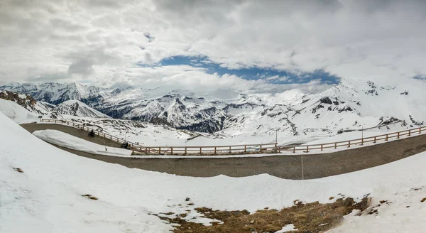 Splendida Vista Sulle Montagne Grossglockner Coperte Neve — Foto Stock