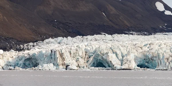 Льодовик Видом Море — стокове фото