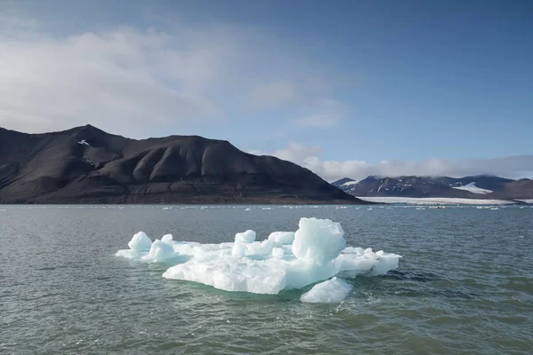 Μπροστά Παγετώνας Στο Spitsbergen — Φωτογραφία Αρχείου