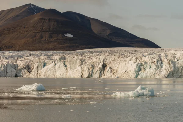 Front Glace Glacier Spitsbergen — Photo