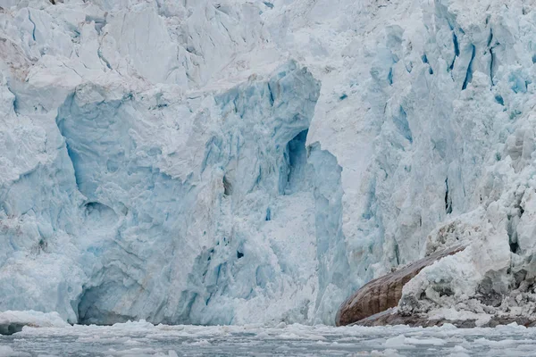 Μπροστά Παγετώνας Στο Spitsbergen — Φωτογραφία Αρχείου
