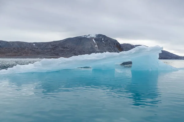 Frente Gelo Geleira Spitsbergen — Fotografia de Stock