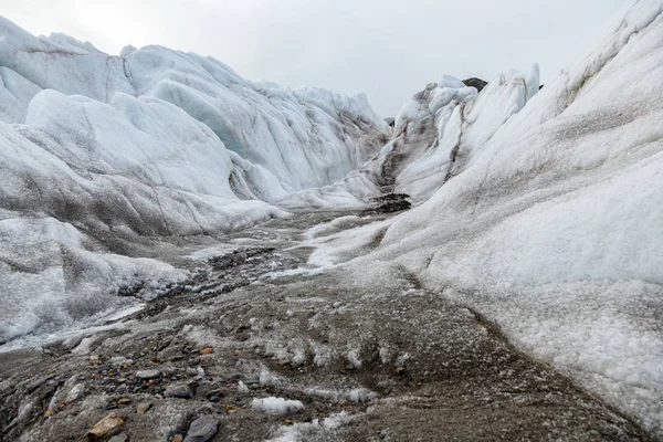 Fronte Ghiaccio Ghiacciaio Spitsbergen — Foto Stock