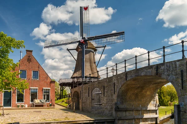 Paesi Bassi Frisia Centro Storico Sloten — Foto Stock