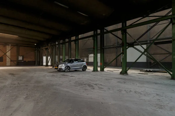 Nederland Mei 2017 Audi Sportback Linestandaard Een Oude Fabriekshal — Stockfoto