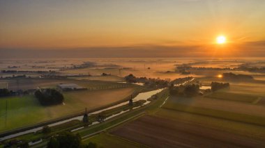 Güzel manzaranın havadan görünüşü 