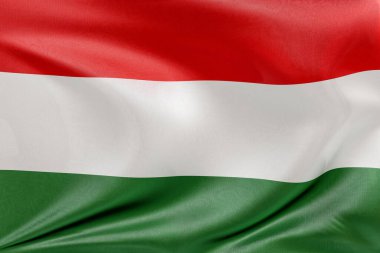 Yumuşak, dinamik hareket ve zarif tekstil detaylarıyla Macaristan bayrağını sallayarak, nazikçe dalgalanan ve katlanan özgürlüğün ve kimliğin özünü yakalıyor..