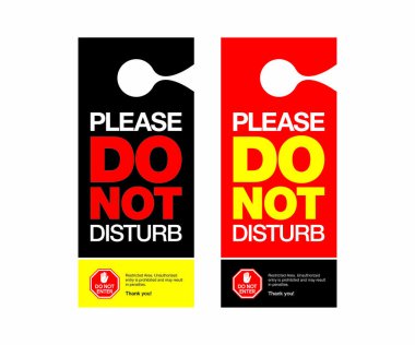 Odamın Şablonu, Otel Gizlilik Tabelası, Özel Kapı Kolu Etiketi, Düzenlenebilir Oda Servisi Bildirisi, Misafirperverlik Kapı Kartı, Misafir Mahremiyeti Otel Markalı Aksesuar