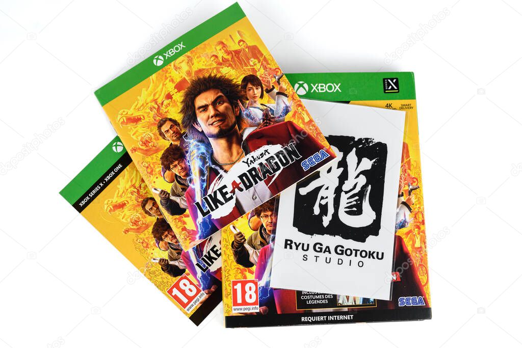 Yakuza: Like a Dragon by Ryu Ga Gotoku Studio video game series on Xbox