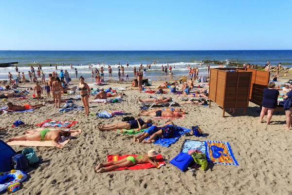 Zelenogradsk Kaliningrader Gebiet Russland Juli 2017 Unbekannte Ruhen Sich Zur — Stockfoto