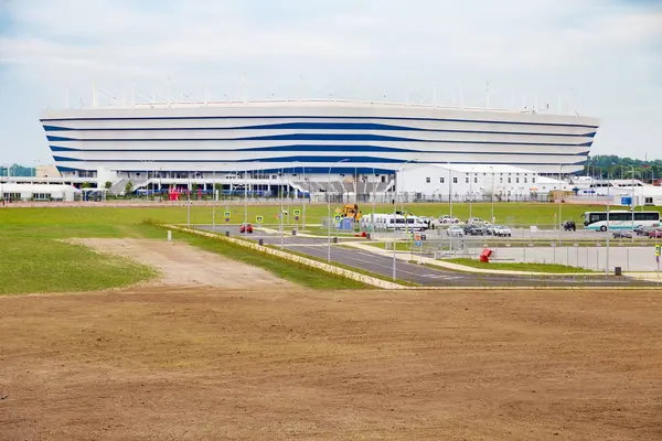 Kaliningrad Russie Juin 2018 Vue Stade Football Moderne Kaliningrad Également — Photo