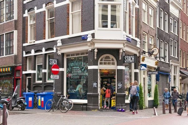 Amsterdam Nederland Juni 2017 Weergave Van Alreeds Food Cafe Nieuwe — Stockfoto