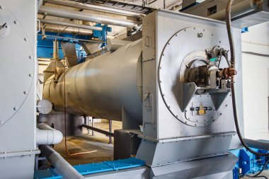 Kolza yağı üretimi için bitki ekipman görünümünü.