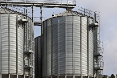 Depolama ile tarım Silosu bina dış tank işleme tesisi, tarımsal ürün için kurutma tahıl, tecavüz, buğday, Mısır, soya, ayçiçeği.