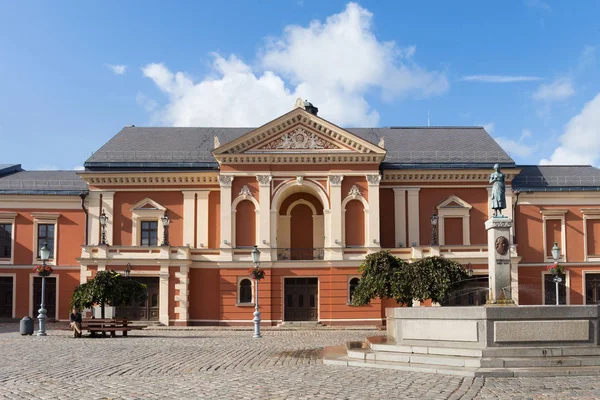 Klaipeda Lituania Settembre 2018 Veduta Dell Edificio Del Teatro Drammatico — Foto Stock