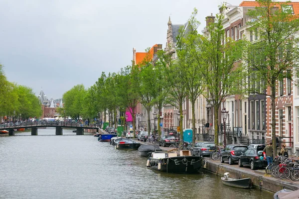 Amsterdam Netherlands June 2017 Old Buildings One Water Canals Historical — Stock Photo, Image