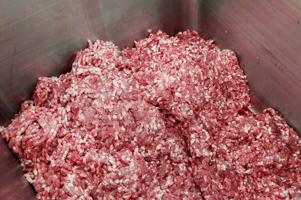 Стальной контейнер с мясом
.