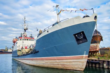 Nakliye ve teslimat dizel yakıt için küçük deniz tanker gemiler. 