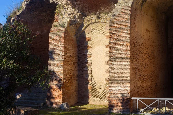 Ruinerna Den Flaviska Amfiteatern Pozzuoli Den Tredje Största Romerska Amfiteatern — Stockfoto