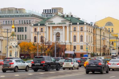 Moskova, Rusya - 06 Ekim 2016: Ana bina Alexander Shilov Galerisi. 1997 SSCB Alexander Shilov ulusal sanatçı yazarın eserleri temelinde oluşturulan Sanat Galerisi