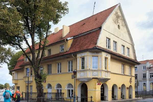Klaipeda Lituânia Setembro 2018 Antigo Edifício Histórico Tiltu Edifício Foi — Fotografia de Stock