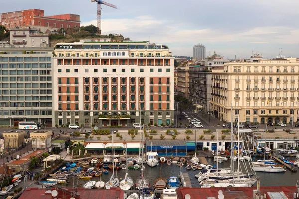 Naples Italy October 2015 Air View Albergo Vesuvio Hotel Grand — Stock Photo, Image