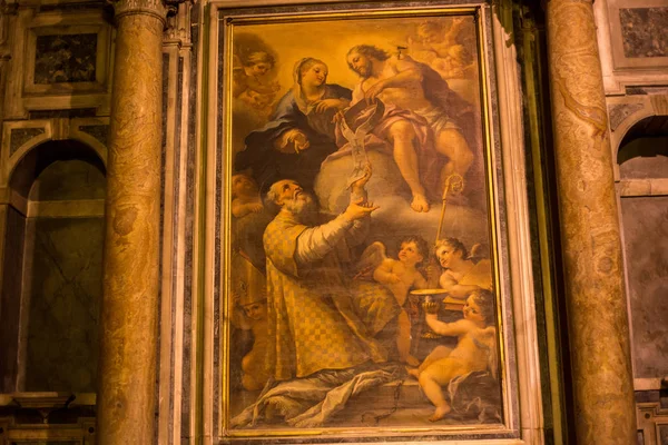 Napoli Ottobre 2015 Interno Del Duomo Napoli Una Chiesa Cattolica — Foto Stock