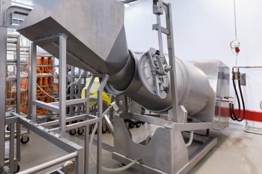 Et tesisi çelik ekipmanları.