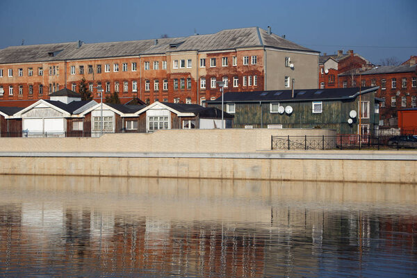 Старые довоенные исторические дома немецкого строительства в Калининграде
.
