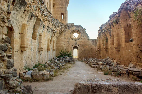 Ruins of the Abbey of Bellapais in the Northern Cyprus.
