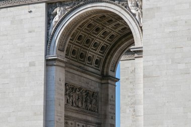 Paris'te ünlü Triumphal Arch Coffer tavan, Fransa. 