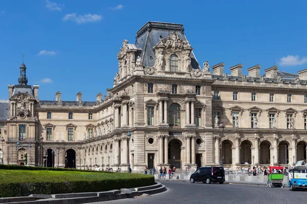 Vista del Pavillon Turgot del Louvre . — Foto de Stock