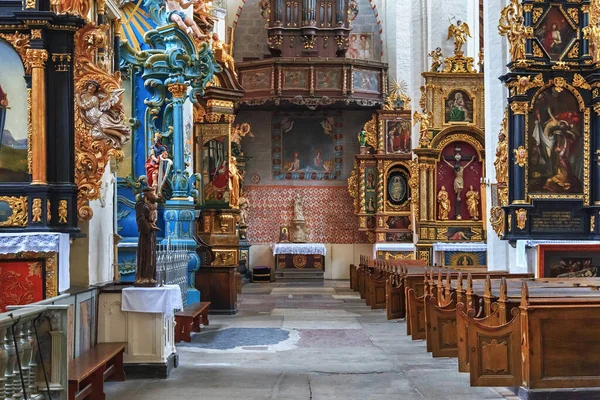 Torun Πολωνια Δεκεμβριου 2016 Παρεκκλήσι Στη Γοτθική Καθολική Εκκλησία Του — Φωτογραφία Αρχείου