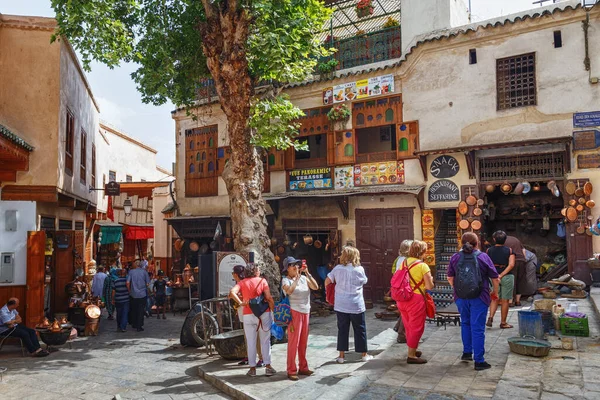 Fez Morocco Maj 2017 Widok Kwartał Medyny Fez Medyna Fez — Zdjęcie stockowe