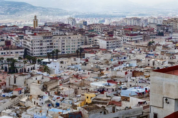 View Tetouan Medina Quarter Northern Morocco Old Buildings Roofs — Stock Photo, Image