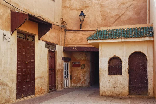 Vieja Esquina Meknes Medina Meknes Una Las Cuatro Ciudades Imperiales — Foto de Stock