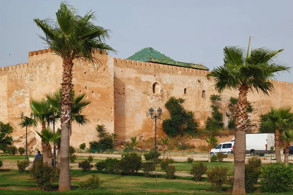 Part Historical Walls Meknes Meknes One Four Imperial Cities Morocco — Stock Photo, Image