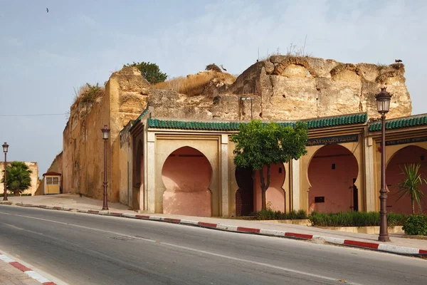 Meknes Morocco June 2017 Part Historical Walls Meknes Meknes One — Stock Photo, Image