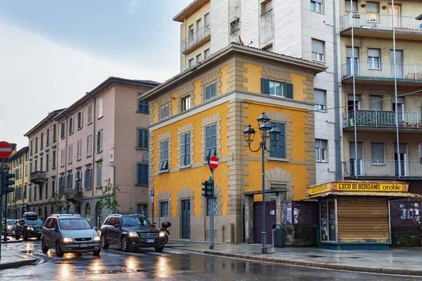 Bergamo Itália Maio 2019 Bela Vista Dos Edifícios Coloridos Bérgamo — Fotografia de Stock