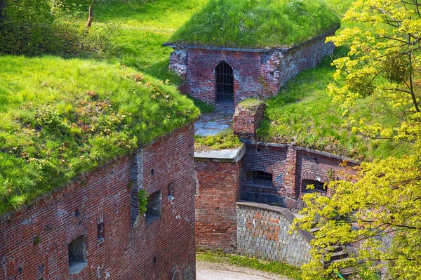 Gdansk Pologne Mai 2017 Vue Des Fortifications Historiques Sur Montagne — Photo