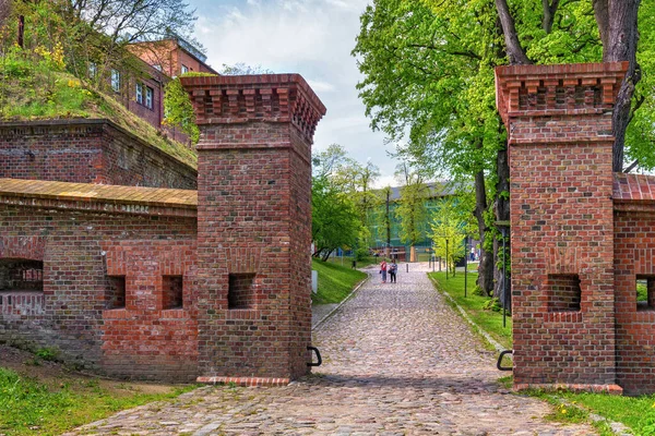 Gdansk Polonia Maggio 2017 Veduta Delle Fortificazioni Storiche Danzica Una — Foto Stock