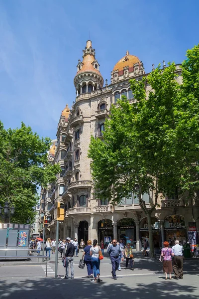 Barcelona España Mayo 2017 Las Famosas Casas Rocamora Fue Construido — Foto de Stock