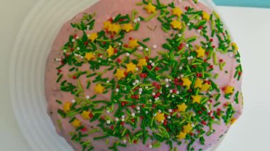 Paskalya kek, ağır çekim çekim