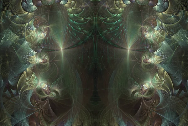 Фрактальный Абстрактный Цвет Фона — стоковое фото