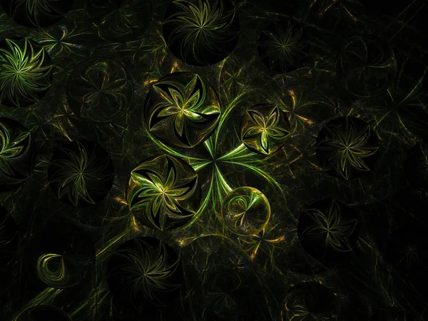 Фрактальна Квітка Красивий Фон — стокове фото