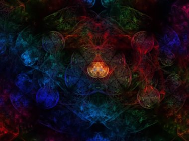 Soyut Fraktal arka plan güzel