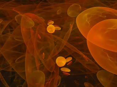 Soyut Fraktal dijital modeli